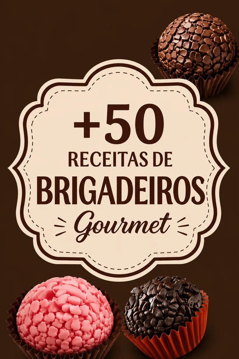 +50 receitas de brigadeiros gourmet