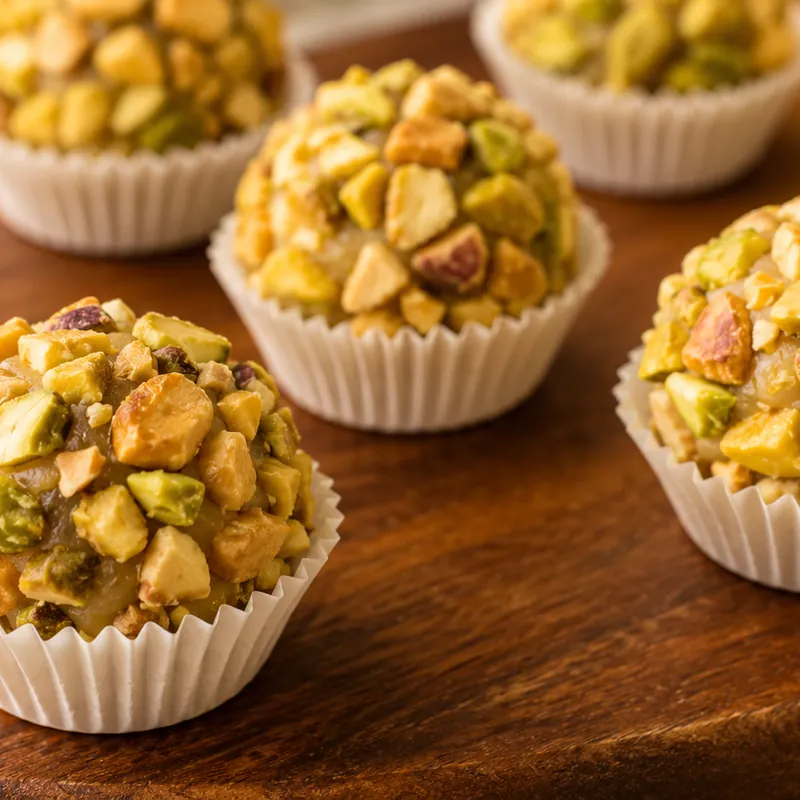 Brigadeiro gourmet sabor Pistache